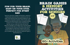 Bright Mind Printables Digital Product Large-Print Brain Games & Memory Activities