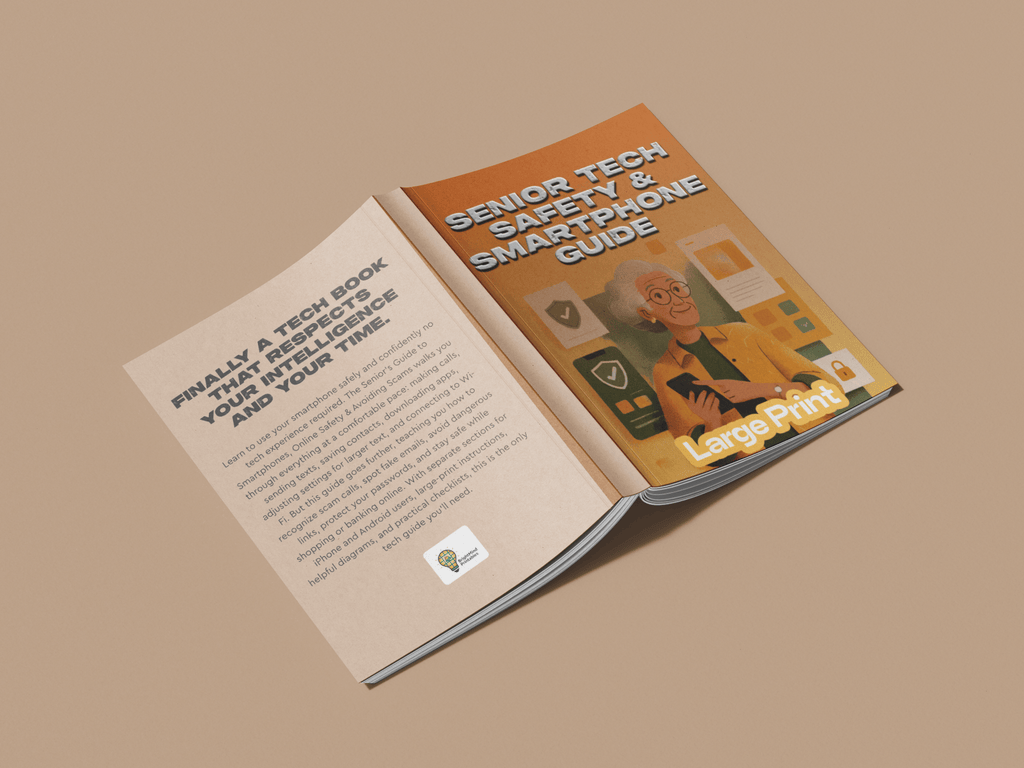 Bright Mind Printables Digital Product Senior Tech Safety & Smartphone Guide